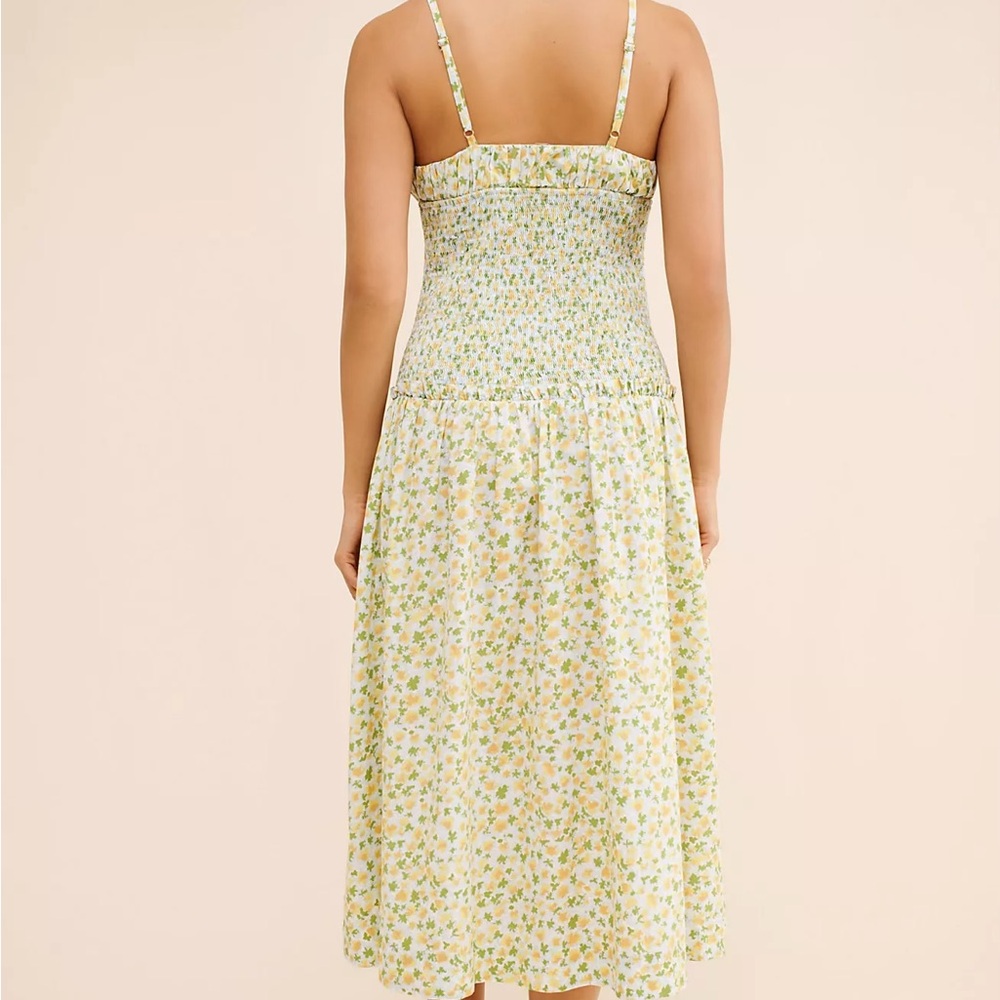 NWT Free People Floral Dress Lavendar Daze Sun Dress Multicolor Size Large MIDI - Picture 14 of 14